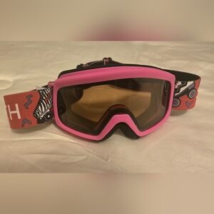 Kid's Pink Smith Ski Goggles